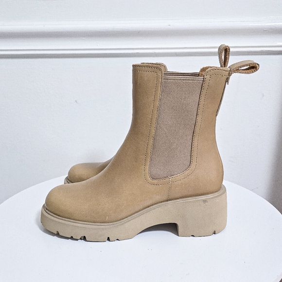 Camper Milah beige Chelsea leather boots size 38 - Picture 4 of 11